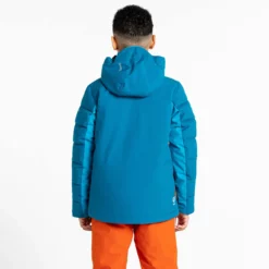 Dare2b, Cheerful II Chaqueta De Esquí Niños Fjord Azul, Naranja -PARQUE DE ESQUI dare2b cheerful ii aa jas gevoerd kinderen fjord blauw oranje 22dare2107v2 BI 10