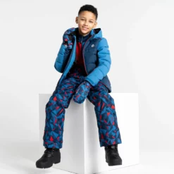 Dare2b, Cheerful II Chaqueta De Esquí Niños Moonlight Denim Azul -PARQUE DE ESQUI dare2b cheerful ii aa jas gevoerd kinderen moonlight denim blauw 22dare2107v3 BI 09