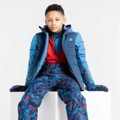 Dare2b, Cheerful II Chaqueta De Esquí Niños Moonlight Denim Azul -PARQUE DE ESQUI dare2b cheerful ii aa jas gevoerd kinderen moonlight denim blauw 22dare2107v3 BI 11