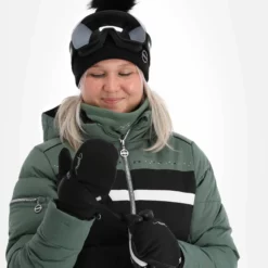 Dare2b, Crystallize Chaqueta De Esquí Mujeres Duck Negro, Verde -PARQUE DE ESQUI dare2b crystallize aa jas gevoerd dames duck groen zwart 22dare2160v3 BI 06