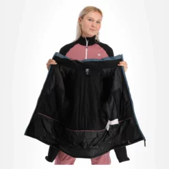 Dare2b, Enliven Chaqueta De Esquí Mujeres Gris, Negro -PARQUE DE ESQUI dare2b enliven aa jas gevoerd dames grijs zwart 22dare2154v4 BI 05