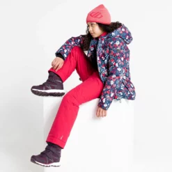 Dare2b, Girls Verdict Chaqueta De Esquí Niños Virtual Floral Print Rosa -PARQUE DE ESQUI dare2b girls verdict aa jas gevoerd kinderen virtual floral print 22dare2101v2 BI 09