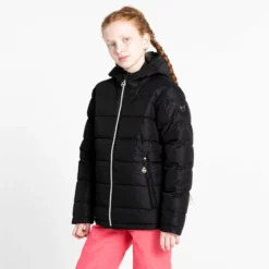 Dare2b, Girls Verdict Chaqueta De Esquí Niños Negro -PARQUE DE ESQUI dare2b girls verdict aa jas gevoerd kinderen zwart 22dare2101v1 BI 08