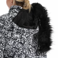 Dare2b, Glamorize III Chaqueta De Esquí Mujeres Leopard Fusion Print Blanco, Negro -PARQUE DE ESQUI dare2b glamorize iii aa jas gevoerd dames leopard fusion print 22dare2159v4 BI 09
