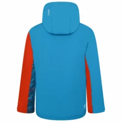 Dare2b, Glee II Chaqueta De Esquí Niños Fjord Azul, Naranja -PARQUE DE ESQUI dare2b glee ii aa jas gevoerd kinderen fjord blauw oranje 22dare2108v2 BI 03