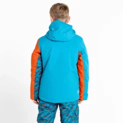 Dare2b, Glee II Chaqueta De Esquí Niños Fjord Azul, Naranja -PARQUE DE ESQUI dare2b glee ii aa jas gevoerd kinderen fjord blauw oranje 22dare2108v2 BI 10