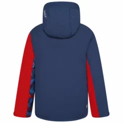 Dare2b, Glee II Chaqueta De Esquí Niños Moonlight Denim Azul, Rojo -PARQUE DE ESQUI dare2b glee ii aa jas gevoerd kinderen moonlight denim blauw rood 22dare2108v3 BI 03