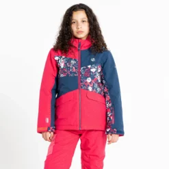 Dare2b, Glee II Chaqueta De Esquí Niños Virtual Rosa -PARQUE DE ESQUI dare2b glee ii aa jas gevoerd kinderen virtual roze 22dare2108v4 BI 08