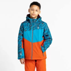 Dare2b, Humour II Chaqueta De Esquí Niños Fjord Azul -PARQUE DE ESQUI dare2b humour ii aa jas gevoerd kinderen fjord blauw 22dare2109v6 BI 04