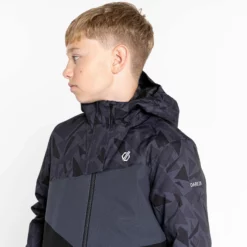 Dare2b, Humour II Chaqueta De Esquí Niños Geo Print Negro -PARQUE DE ESQUI dare2b humour ii aa jas gevoerd kinderen geo print zwart 22dare2109v2 BI 07