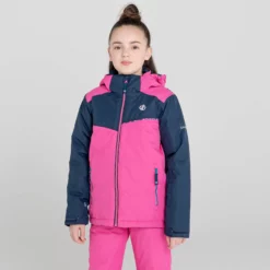 Dare2b, Impose II Jacket Chaqueta De Esquí Niños Raspberry Rosa -PARQUE DE ESQUI dare2b impose ii jacket aa jas gevoerd kinderen raspberry roze AA31dar137c BI 04