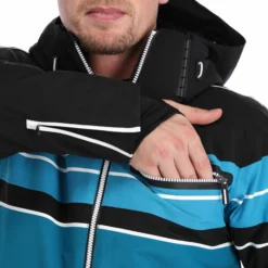 Dare2b, Outlier II Chaqueta De Esquí Hombres Gulfstream Azul, Negro -PARQUE DE ESQUI dare2b outlier ii aa jas gevoerd heren gulfstream blauw zwart 22dare2122v2 BI 08