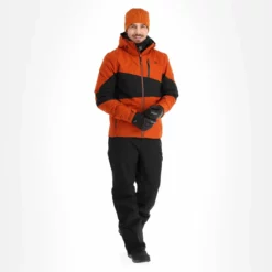 Dare2b, Supernova II Chaqueta De Esquí Hombres Burnt Brick Marrón, Negro