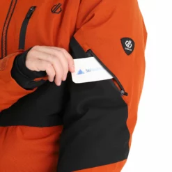 Dare2b, Supernova II Chaqueta De Esquí Hombres Burnt Brick Marrón, Negro -PARQUE DE ESQUI dare2b supernova ii aa jas gevoerd heren burnt brick bruin zwart 22dare2125v2 BI 08