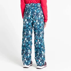 Dare2b, Timeout II Pantalones De Esquí Niños Floral Print River Azul -PARQUE DE ESQUI dare2b timeout ii ba skibroek gevoerd kinderen floral print river 22dare2111v3 BI 10