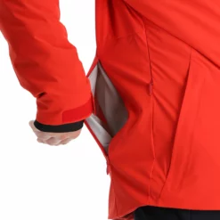 Descente, Adrien Chaqueta De Esquí Hombres Electric Rojo -PARQUE DE ESQUI descente adrien aa jas gevoerd heren electric rood 22desce109v4 BI 12