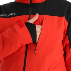 Descente, Adrien Chaqueta De Esquí Hombres Electric Rojo -PARQUE DE ESQUI descente adrien aa jas gevoerd heren electric rood 22desce109v4 BI 13