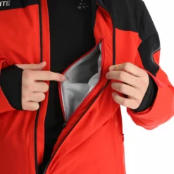 Descente, Adrien Chaqueta De Esquí Hombres Electric Rojo -PARQUE DE ESQUI descente adrien aa jas gevoerd heren electric rood 22desce109v4 BI 15