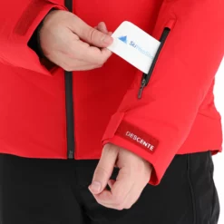 Descente, Csx Hybrid Chaqueta De Esquí Hombres Electric Rojo -PARQUE DE ESQUI descente csx hybrid aa jas gevoerd heren electric rood 22desce107v1 BI 10
