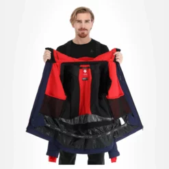 Descente, Josh Chaqueta De Esquí Hombres Dark Night Azul -PARQUE DE ESQUI descente josh aa jas gevoerd heren dark night blauw 22desce106v4 BI 06