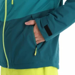 Fischer, Bansko Chaqueta De Esquí Hombres Kayak Verde -PARQUE DE ESQUI fischer bansko aa jas gevoerd heren kayak groen 22fisch107v4 BI 13