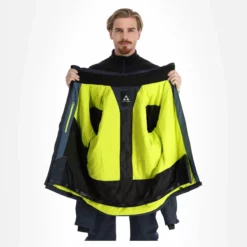 Fischer, Bansko Chaqueta De Esquí Hombres Sea Gris -PARQUE DE ESQUI fischer bansko aa jas gevoerd heren sea grijs 22fisch107v2 BI 06