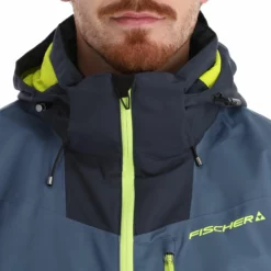 Fischer, Bansko Chaqueta De Esquí Hombres Sea Gris -PARQUE DE ESQUI fischer bansko aa jas gevoerd heren sea grijs 22fisch107v2 BI 07
