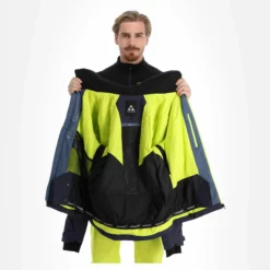 Fischer, Rc4 Chaqueta De Esquí Hombres Sea Gris -PARQUE DE ESQUI fischer rc4 aa jas gevoerd heren sea grijs 22fisch105v5 BI 06