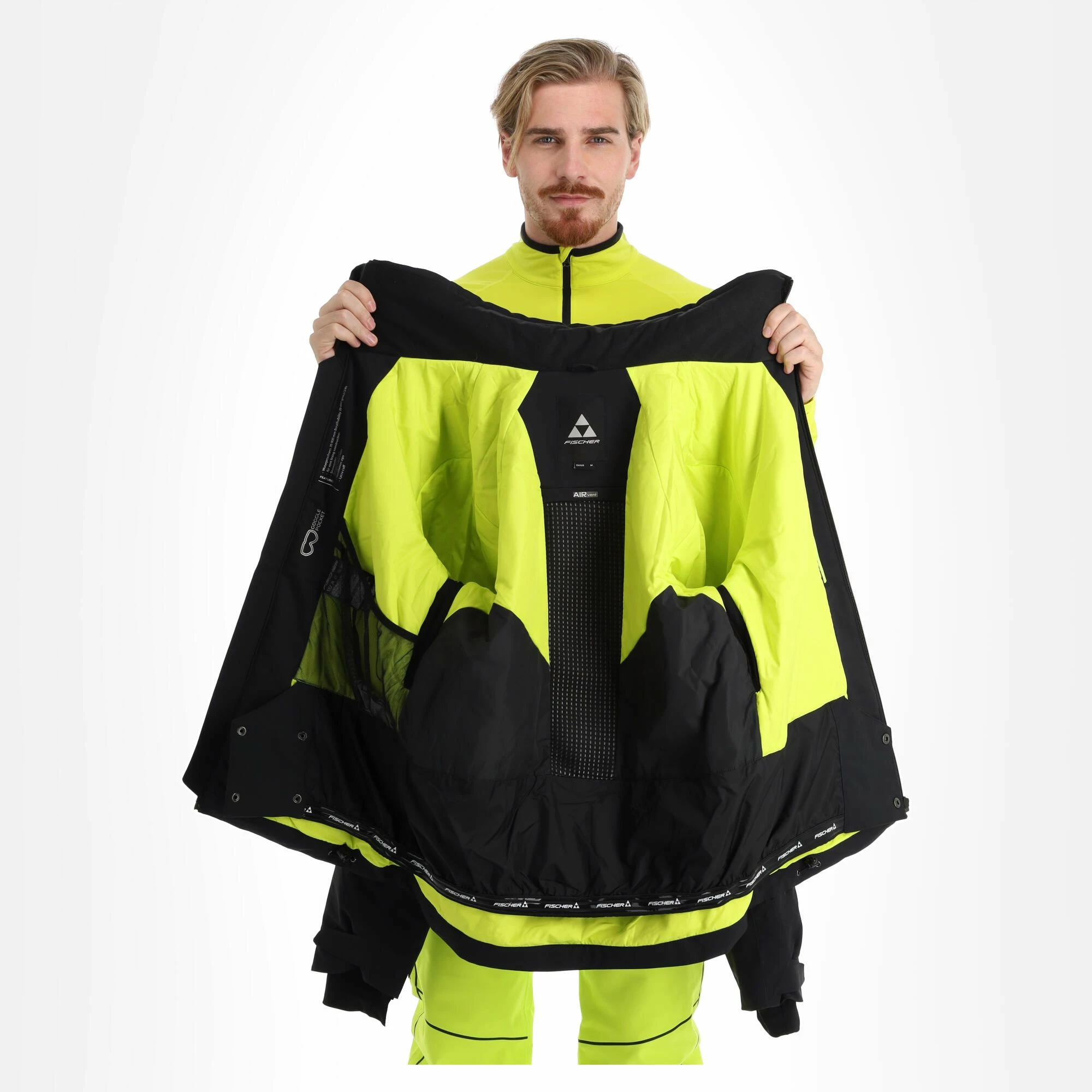 Fischer, Rc4 Chaqueta De Esquí Hombres Negro 6 Fischer, Rc4 Chaqueta De Esquí Hombres Negro - Imagen 6