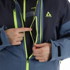 Fischer, Semmering Chaqueta De Esquí Hombres Sea Gris -PARQUE DE ESQUI fischer semmering aa jas gevoerd heren sea grijs 22fisch106v1 BI 15