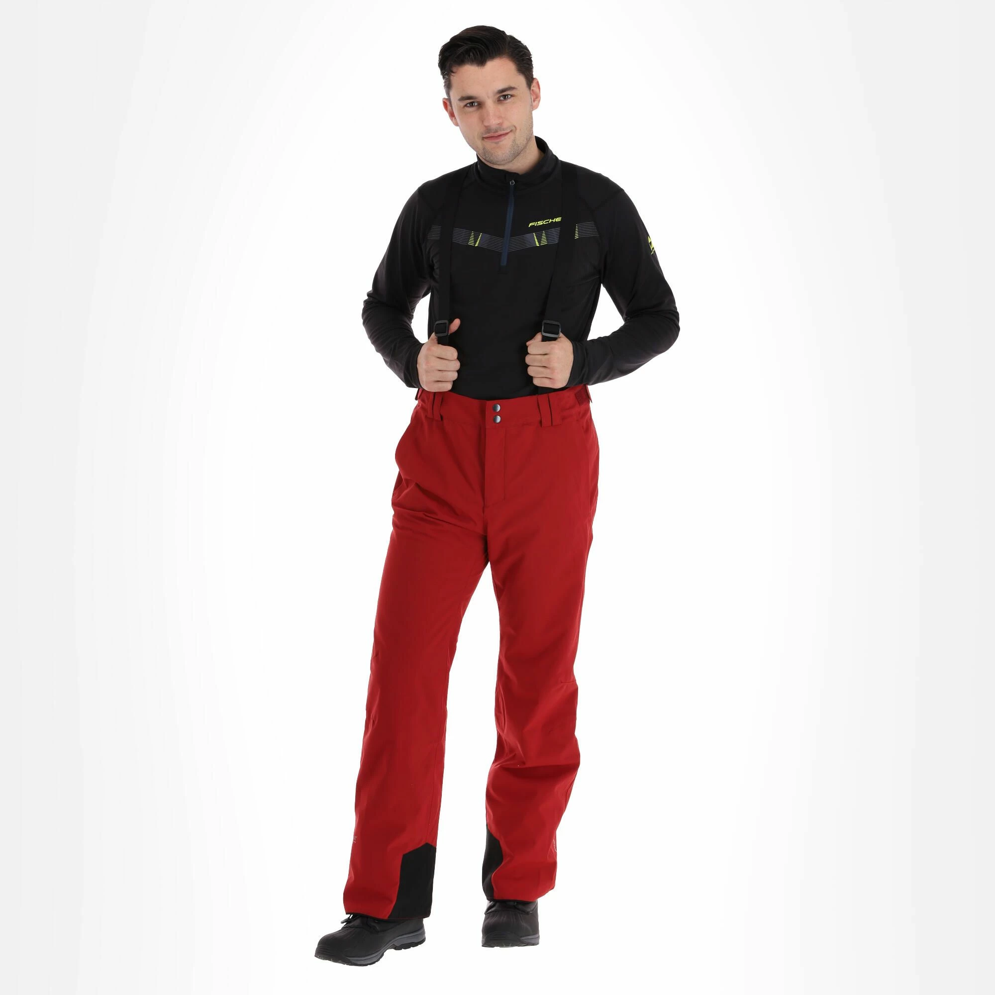 Fischer, Vancouver Pantalones De Esquí Hombres Chili Rojo 1 Fischer, Vancouver Pantalones De Esquí Hombres Chili Rojo
