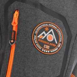Geographical Norway, Tushiba Men 007 + Bs Chaqueta De Esquí Softshell Hombres Dark Gris, Naranja -PARQUE DE ESQUI geographical norway tushiba 007 softshell ski jas heren dark grijsoranje ac19geow11a 011.3635