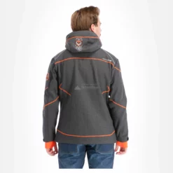 Geographical Norway, Tushiba Men 007 + Bs Chaqueta De Esquí Softshell Hombres Dark Gris, Naranja -PARQUE DE ESQUI geographical norway tushiba 007 softshell ski jas heren dark grijsoranje ac19geow11a 03.3635