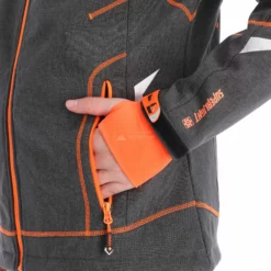 Geographical Norway, Tushiba Men 007 + Bs Chaqueta De Esquí Softshell Hombres Dark Gris, Naranja -PARQUE DE ESQUI geographical norway tushiba 007 softshell ski jas heren dark grijsoranje ac19geow11a 09.3635