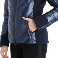 Head, Frost Chaqueta De Esquí Mujeres Metalic Denim Azul -PARQUE DE ESQUI head frost aa jas gevoerd dames metalic denim blauw 22headx150v2 BI 13