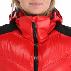 Head, Frost Chaqueta De Esquí Mujeres Metallic Rojo -PARQUE DE ESQUI head frost aa jas gevoerd dames metallic rood 22headx150v3 BI 07