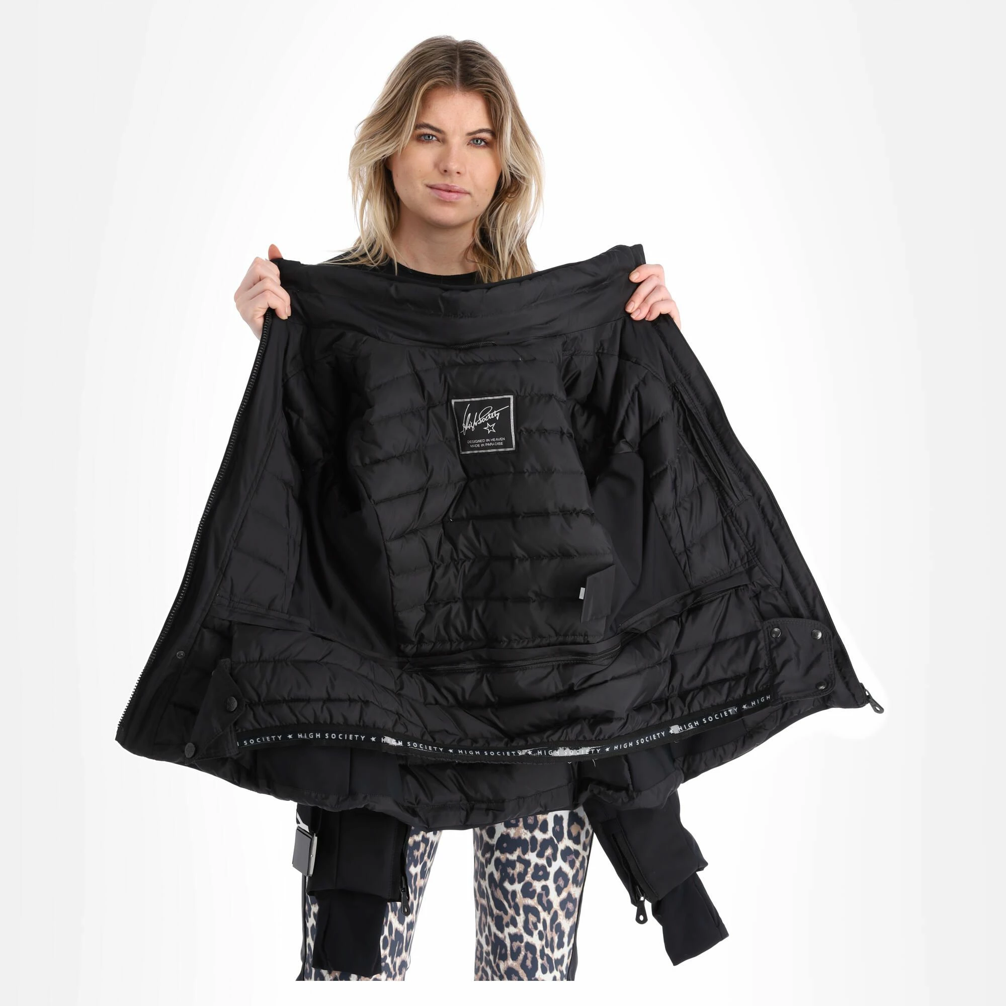 High Society, Jacy Chaqueta De Esquí Mujeres Negro 6 High Society, Jacy Chaqueta De Esquí Mujeres Negro - Imagen 6