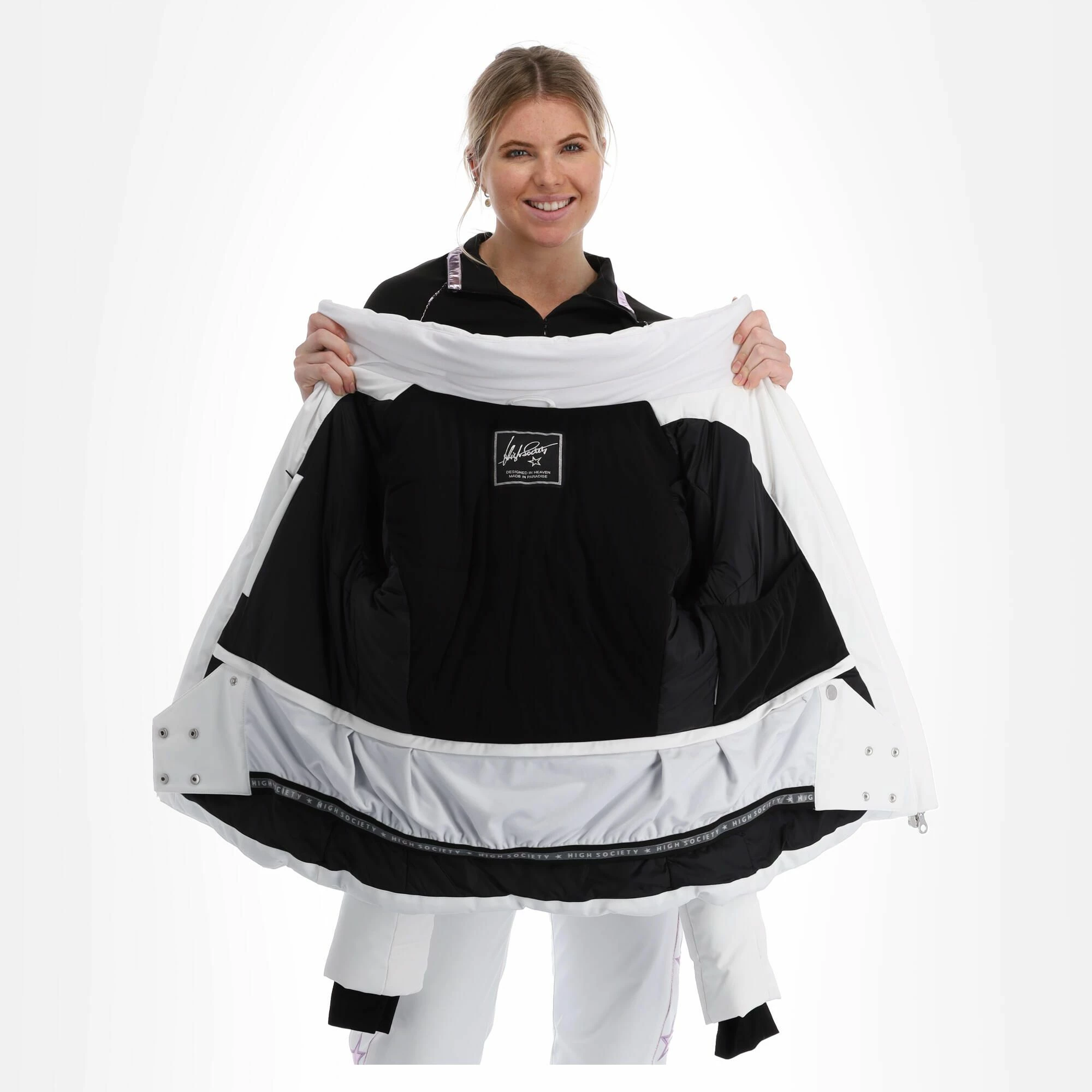 High Society, Harper Chaqueta De Esquí Mujeres Lila Blanco, Púrpura 6 High Society, Harper Chaqueta De Esquí Mujeres Lila Blanco, Púrpura - Imagen 6