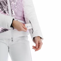 High Society, Harper Chaqueta De Esquí Mujeres Lila Blanco, Púrpura 22 High Society, Harper Chaqueta De Esquí Mujeres Lila Blanco, Púrpura -PARQUE DE ESQUI high society ski jacket aa jas gevoerd dames lila paars wit 22highs101v1 BI 08