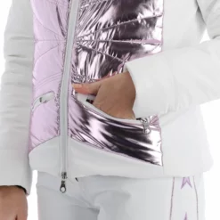 High Society, Harper Chaqueta De Esquí Mujeres Lila Blanco, Púrpura 27 High Society, Harper Chaqueta De Esquí Mujeres Lila Blanco, Púrpura -PARQUE DE ESQUI high society ski jacket aa jas gevoerd dames lila paars wit 22highs101v1 BI 13