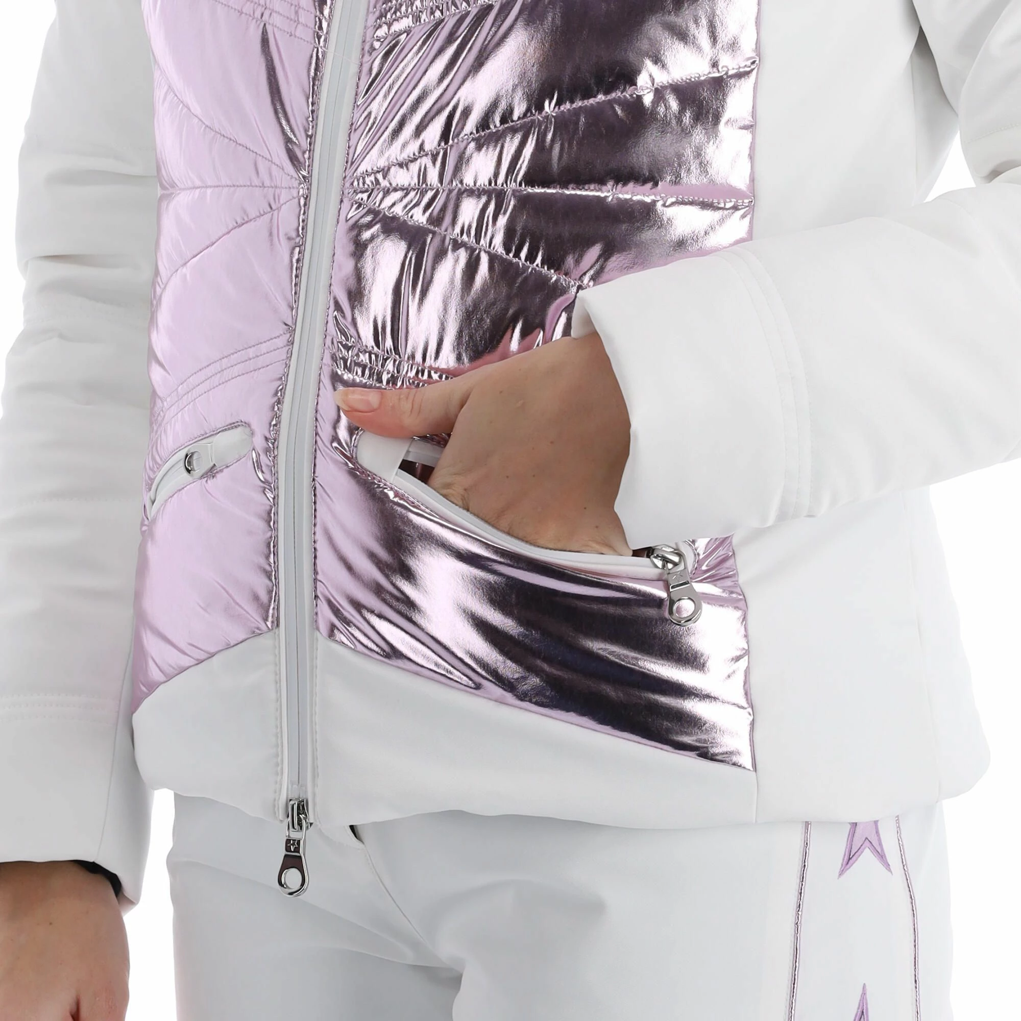 High Society, Harper Chaqueta De Esquí Mujeres Lila Blanco, Púrpura 13 High Society, Harper Chaqueta De Esquí Mujeres Lila Blanco, Púrpura - Imagen 13