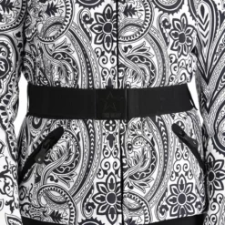 High Society, Elea Chaqueta De Esquí Mujeres Paisley Print Negro -PARQUE DE ESQUI high society ski jacket aa jas gevoerd dames paisley print zwart 22highs106v2 BI 11