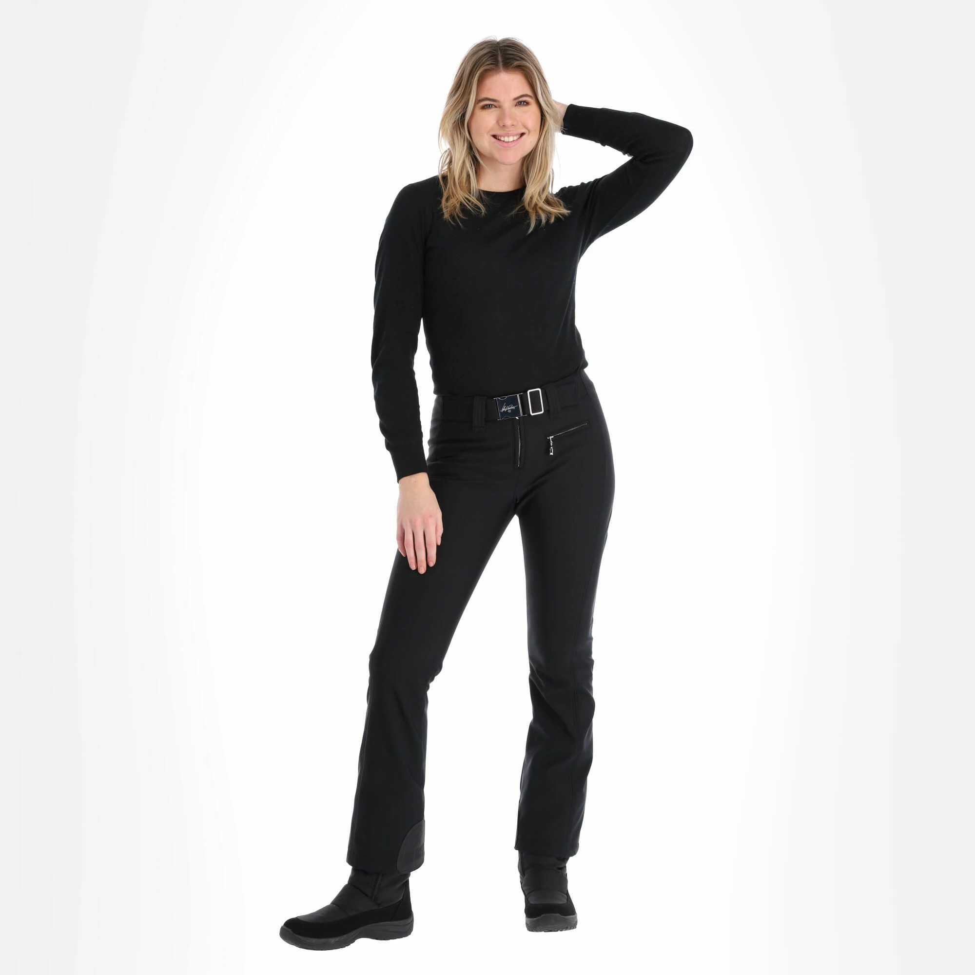 High Society, Lani Pantalones De Esquí Softshell Mujeres Negro 1 High Society, Lani Pantalones De Esquí Softshell Mujeres Negro