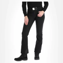 High Society, Lani Pantalones De Esquí Softshell Mujeres Negro 12 High Society, Lani Pantalones De Esquí Softshell Mujeres Negro -PARQUE DE ESQUI high society softshell pants bc skibroek softshell dames zwart 22highs107v1 BI 04