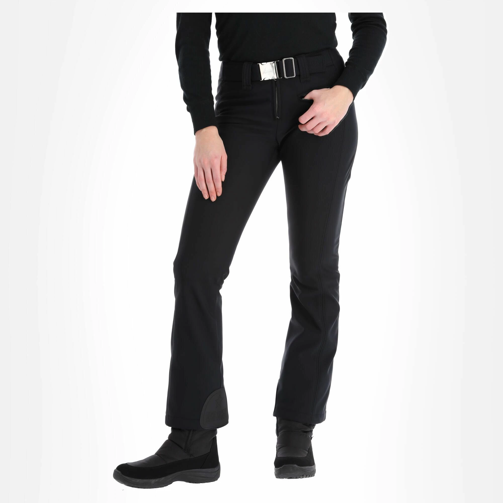 High Society, Lani Pantalones De Esquí Softshell Mujeres Negro 4 High Society, Lani Pantalones De Esquí Softshell Mujeres Negro - Imagen 4