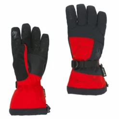 Spyder, Overweb Gtx Guantes De Esquí Hombres Volcano Rojo