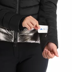 Kelly, Down Jacket Chaqueta De Esquí Mujeres Stone Negro -PARQUE DE ESQUI kelly down jacket aa jas gevoerd dames stone zwart 22kelly101v1 BI 08