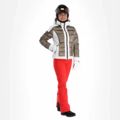 Kelly, Softshell Jacket Chaqueta De Esquí Softshell Mujeres Blanco, Goud