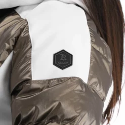 Kelly, Softshell Jacket Chaqueta De Esquí Softshell Mujeres Blanco, Goud -PARQUE DE ESQUI kelly softshell jacket ac softshell jas dames goud wit 22kelly104v4 BI 16