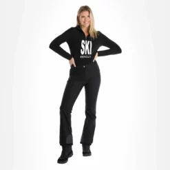 Kelly, Softshell Pants Pantalones De Esquí Softshell Mujeres Negro